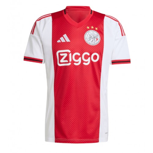 Fotbalové Dres Ajax Domácí 2025-26 Krátký Rukáv